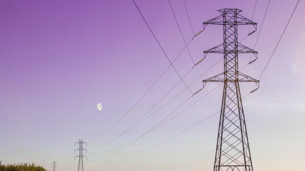 sähköverkko kuvituskuva